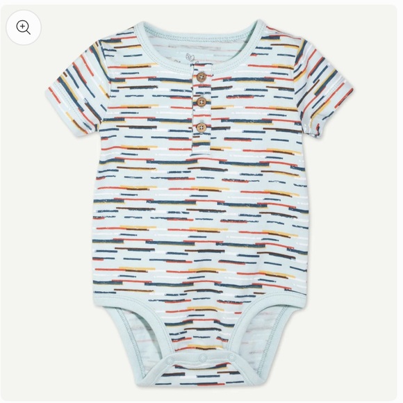 Oliver & Rain Organic Cotton Baby Bodysuit & Shorts Set - 3 months - Picture 9 of 10